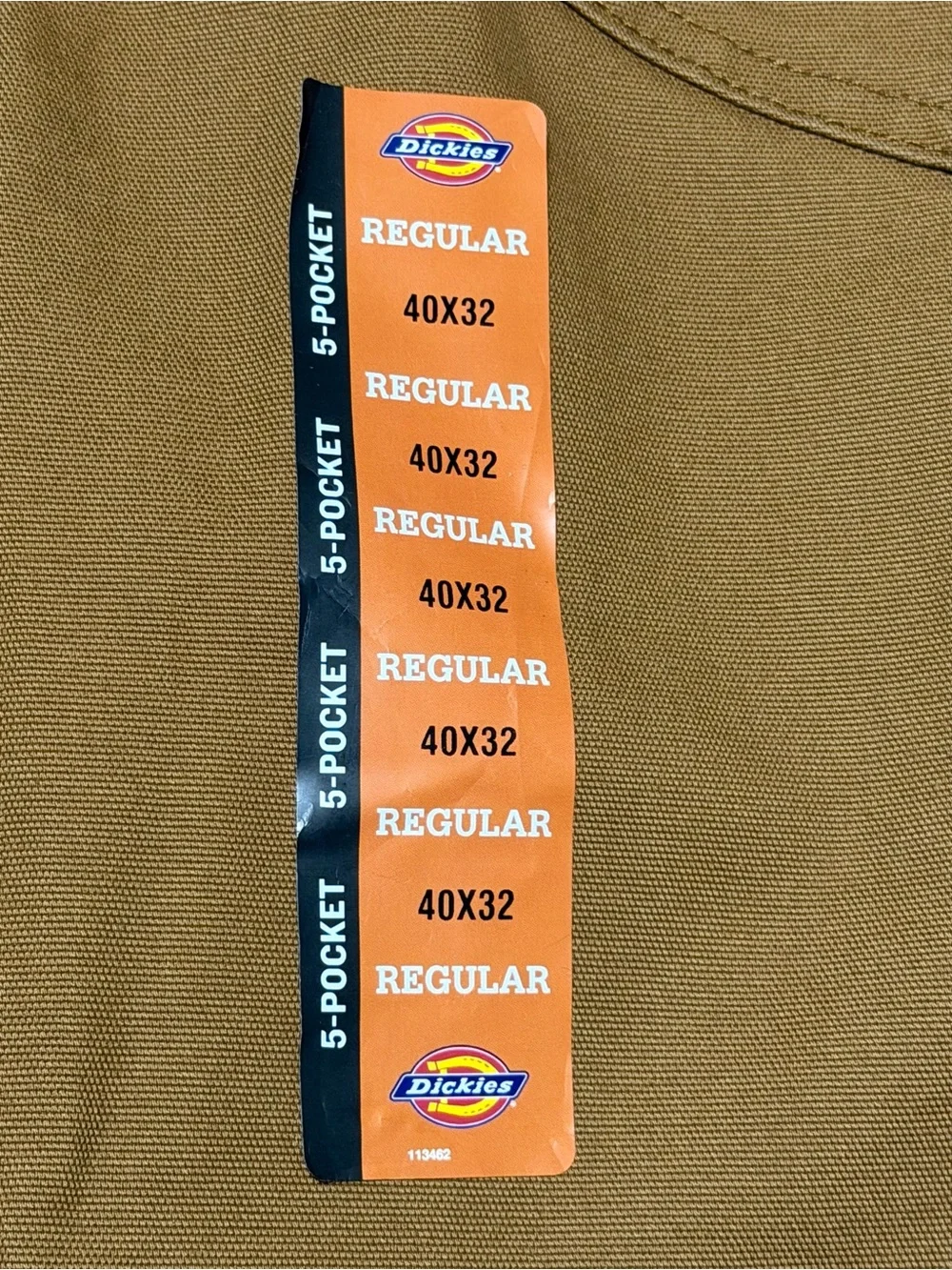 Dickies Flex Pants Reg Fit 2X Stronger 40X32 Tough Max Straight Leg Brown Canvas